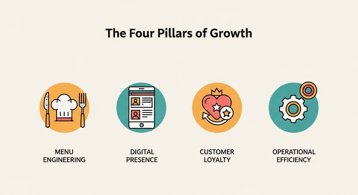Your Restaurant's New Superpower: The Four Pillars of Growth