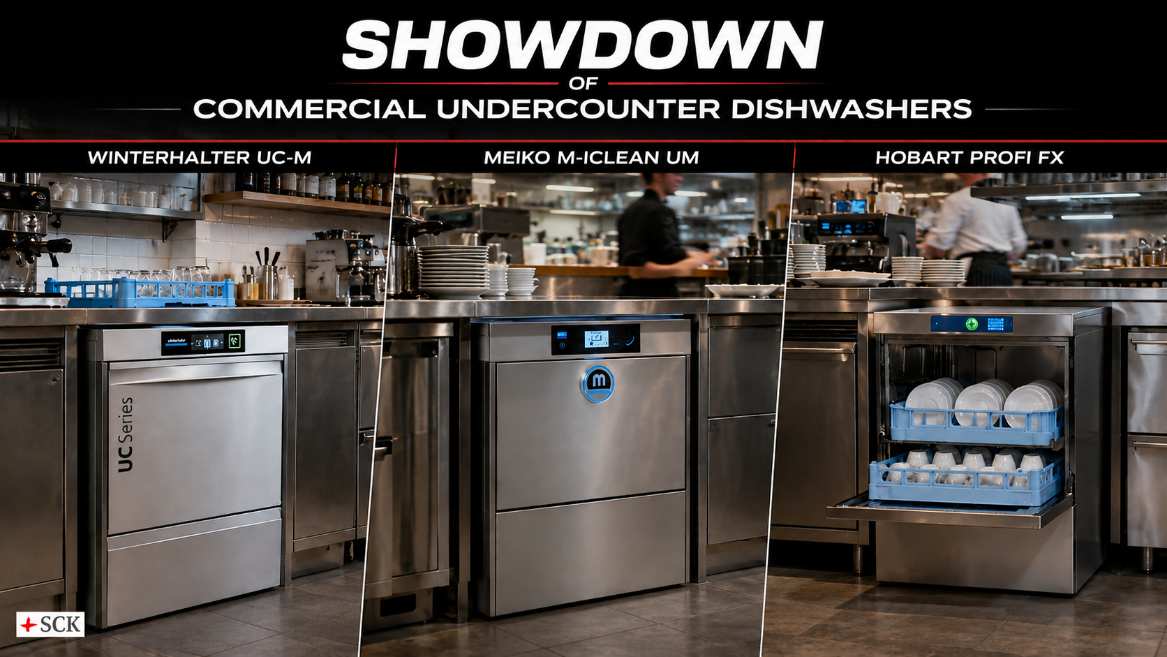 Commercial Dishwasher Showdown: Meiko vs Hobart vs Winterhalter