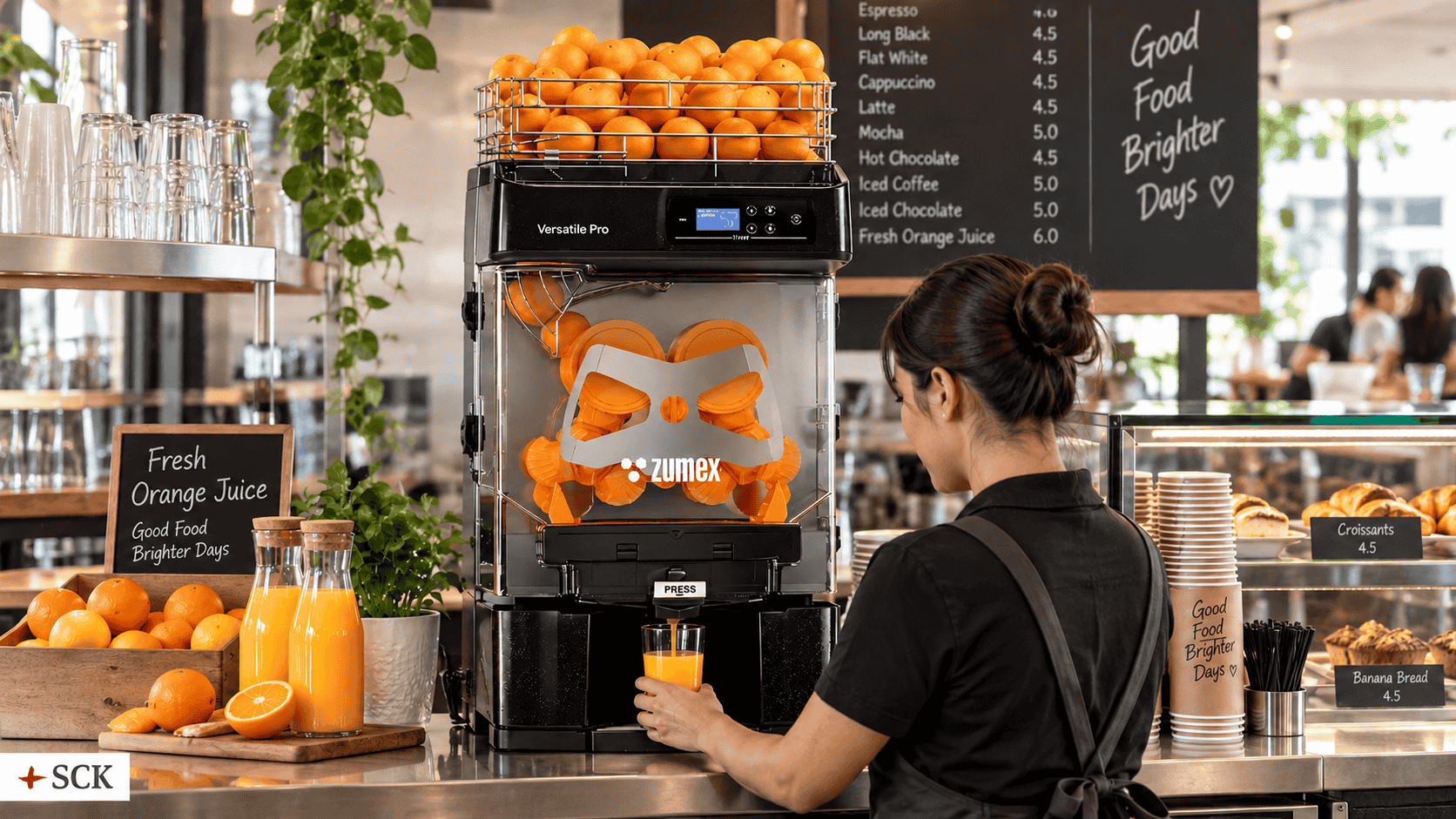 What Automatic Citrus Juicer Is Best for a Busy Café? Discover Zumex Versatile Pro