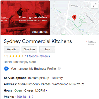 Google my business