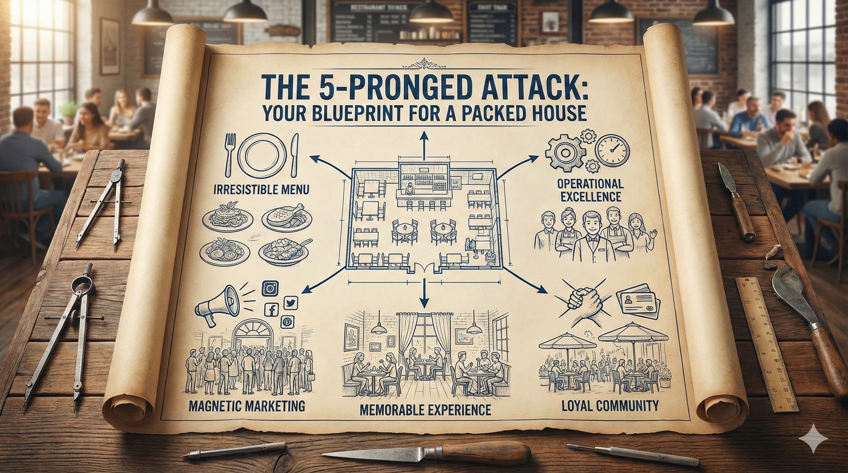 The 5-Pronged Attack: Your Blueprint for a Packed House