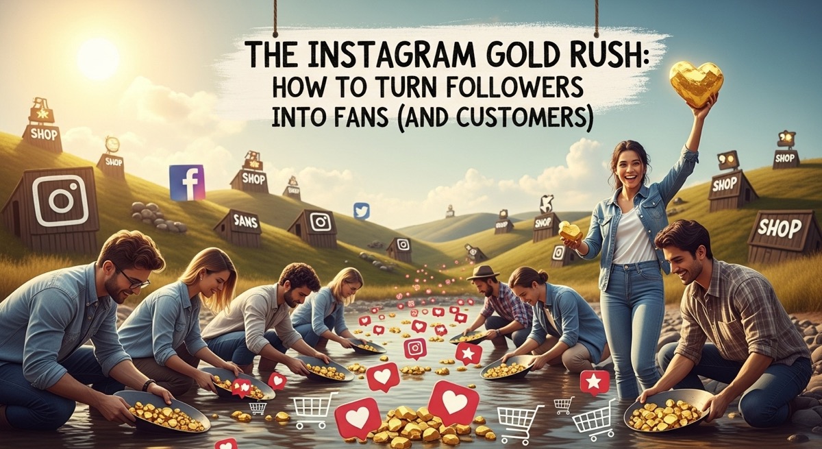The Instagram Gold Rush: How to Turn Followers into Fans (and Customers)