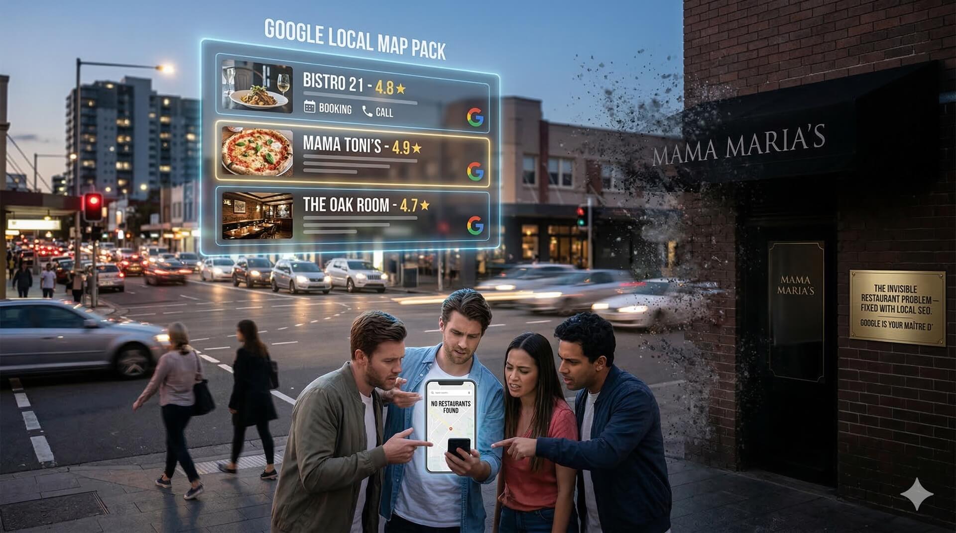 The Invisible Restaurant Problem — And How to Fix It with Local SEO