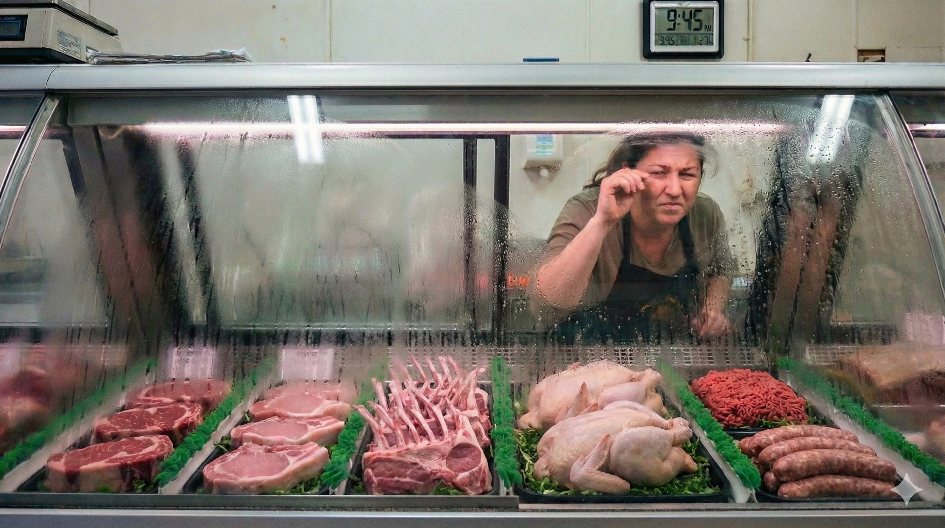 The Morning Tina Watched Customers Walk Right Past Her Meat Case