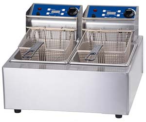 Birko B1001002 5 Litre Double Fryer