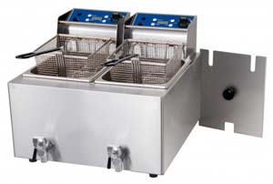 Birko B1001004 8 Litre Double Fryer