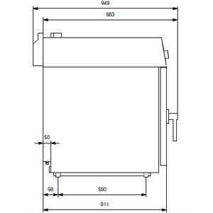 Houno CPES1.10 Slimline 10 Tray Combi Smart Touch Display