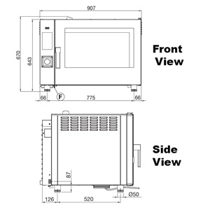Giorik Movair MTE5WRT 5 Tray Combi Oven