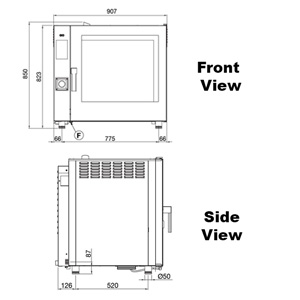 Giorik Movair MTE7XWRT 7 Tray Combi Oven