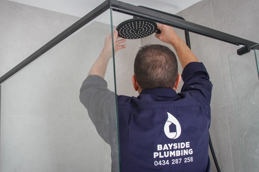 Installation of a shower head