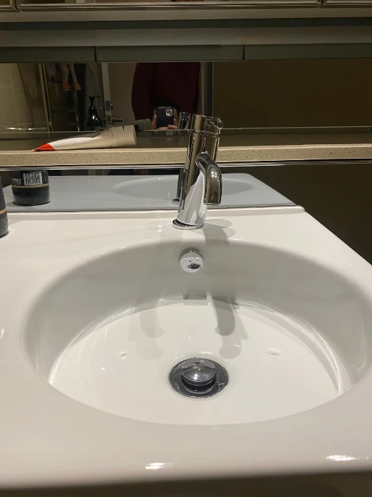 Bathroom sink in Bondi beach