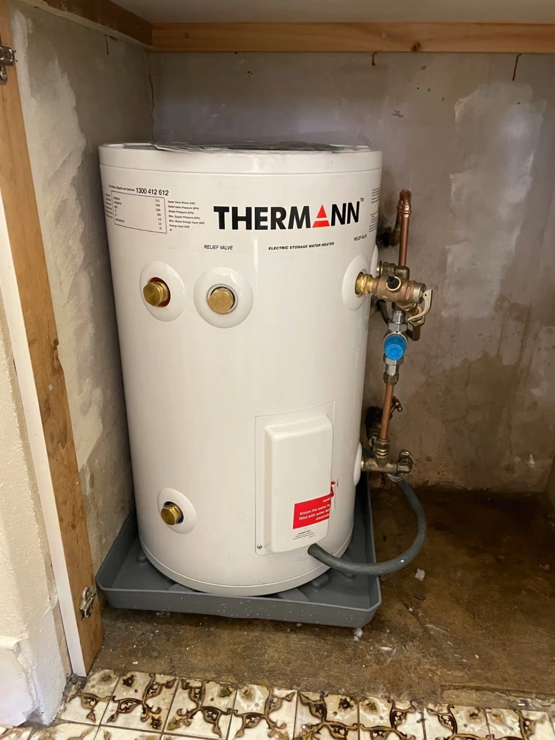 hot water valve issue