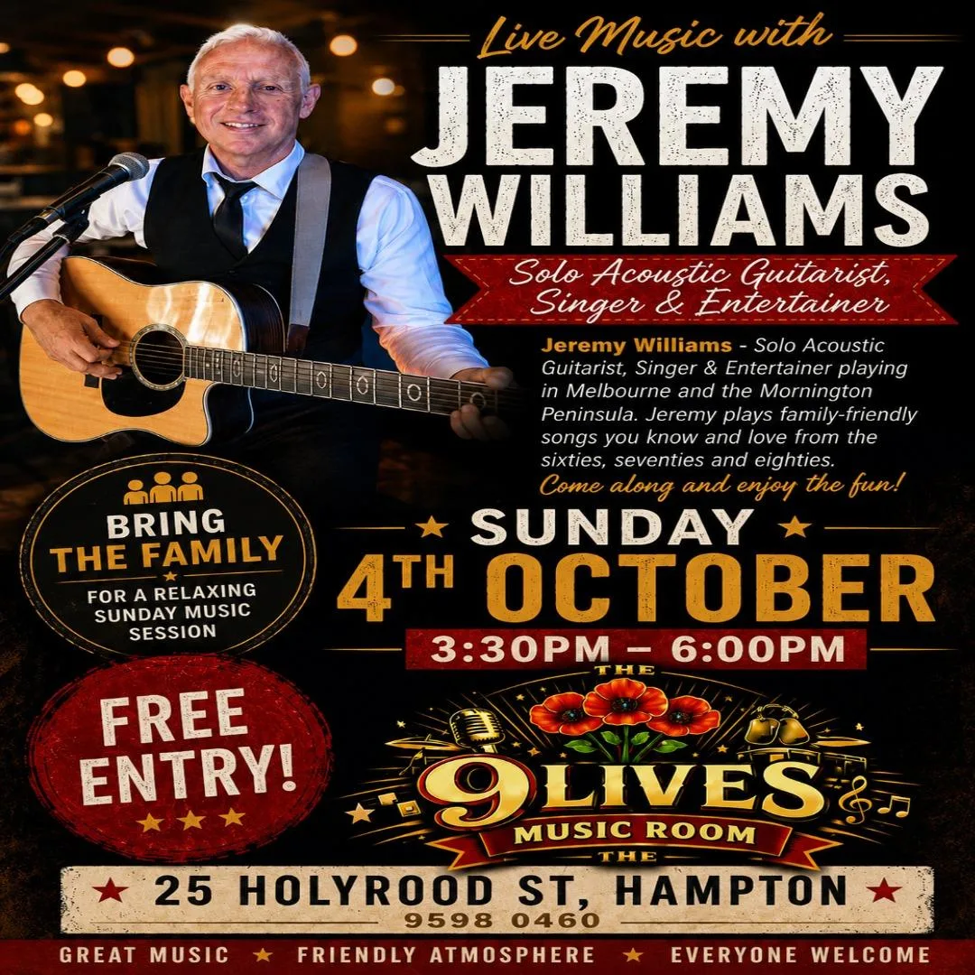 Jeremy Williams Live @ Hampton Rsl