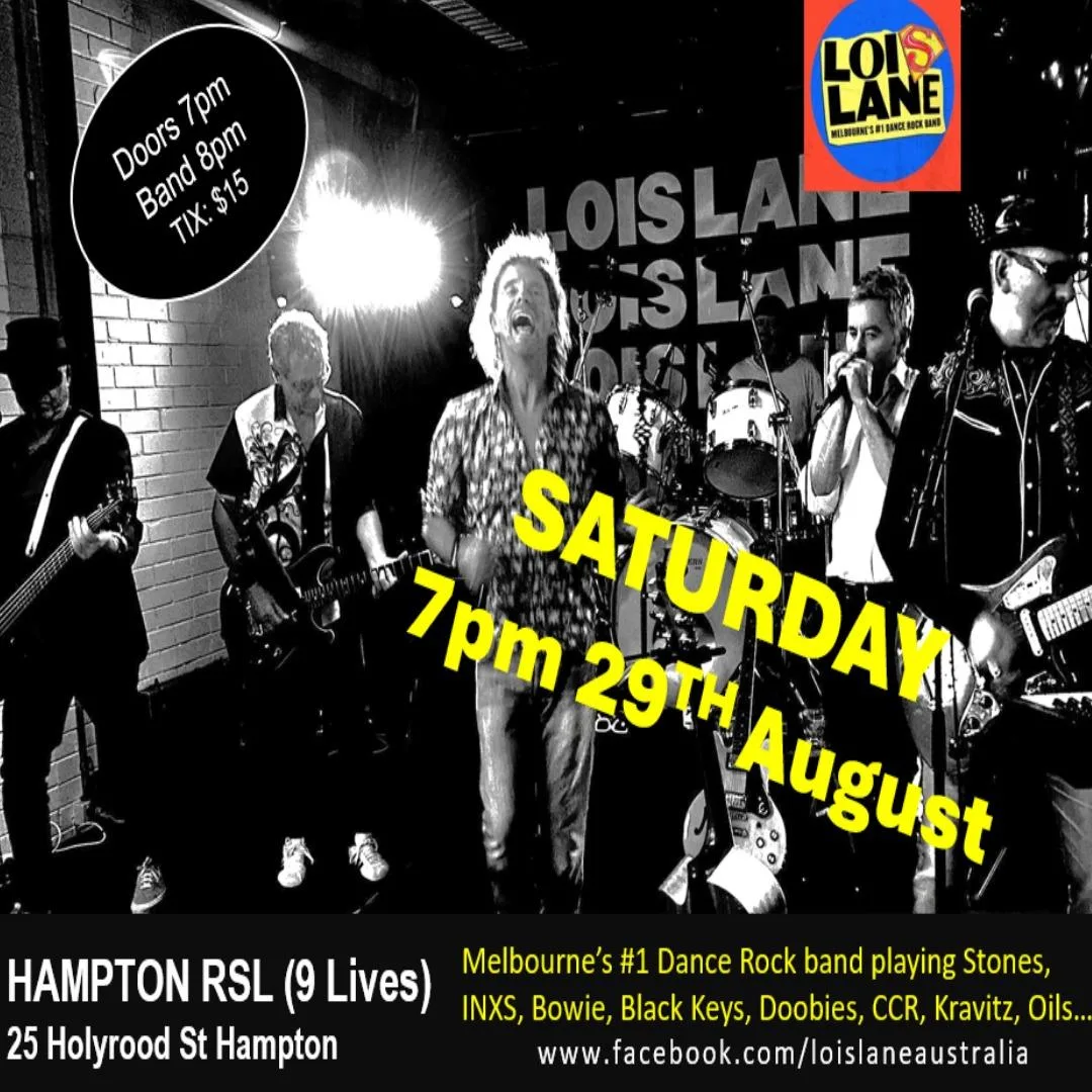 Lois Lane   Live @ Hampton Rsl