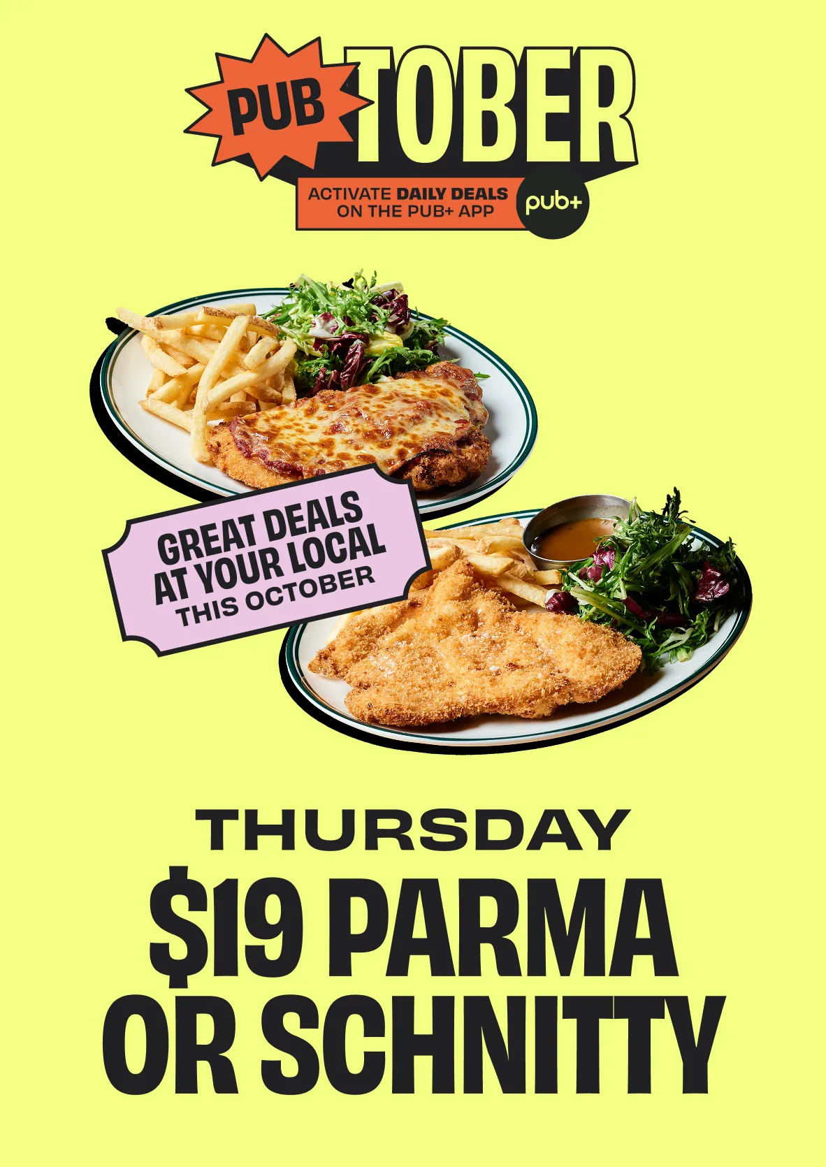 Pubtober | $19 Parmas & Schnittys On Thursdays @ Brighton Beach Hotel