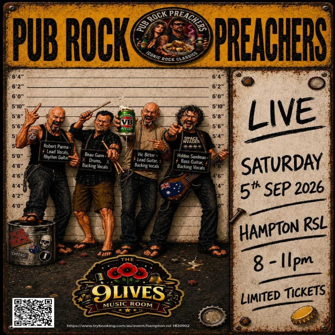 Pub Rock Preachers @ Hampton Rsl