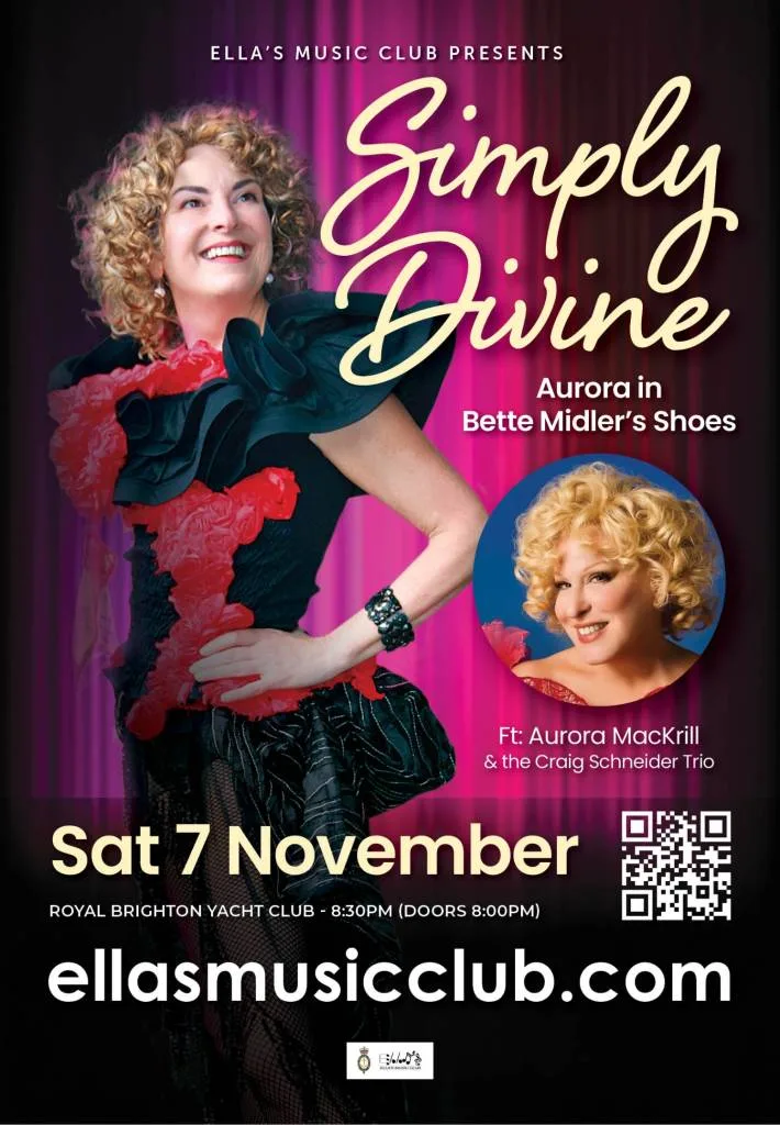 Simply Divine   Aurora In Bette Midler's Shoes @ Royal Brighton Yacht Club