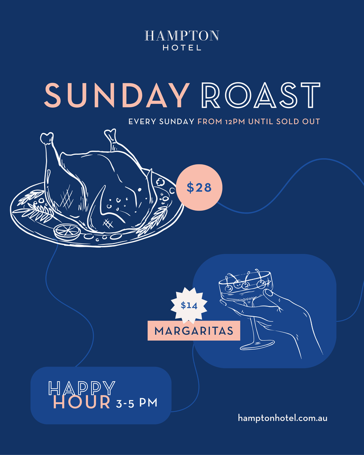 Sunday Roast @ Hampton Hotel