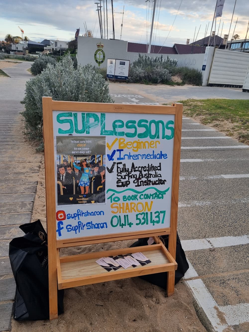 SUP Lessons Brighton - Sup Fit Sharon