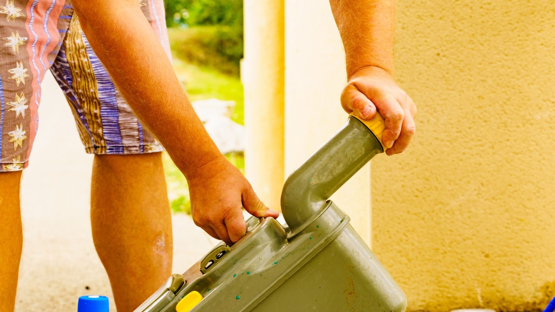 Emptying Sewage Tank