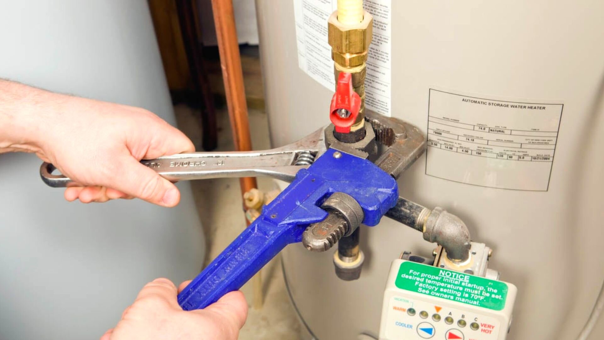 Fixing Noisy Water Heater Tools