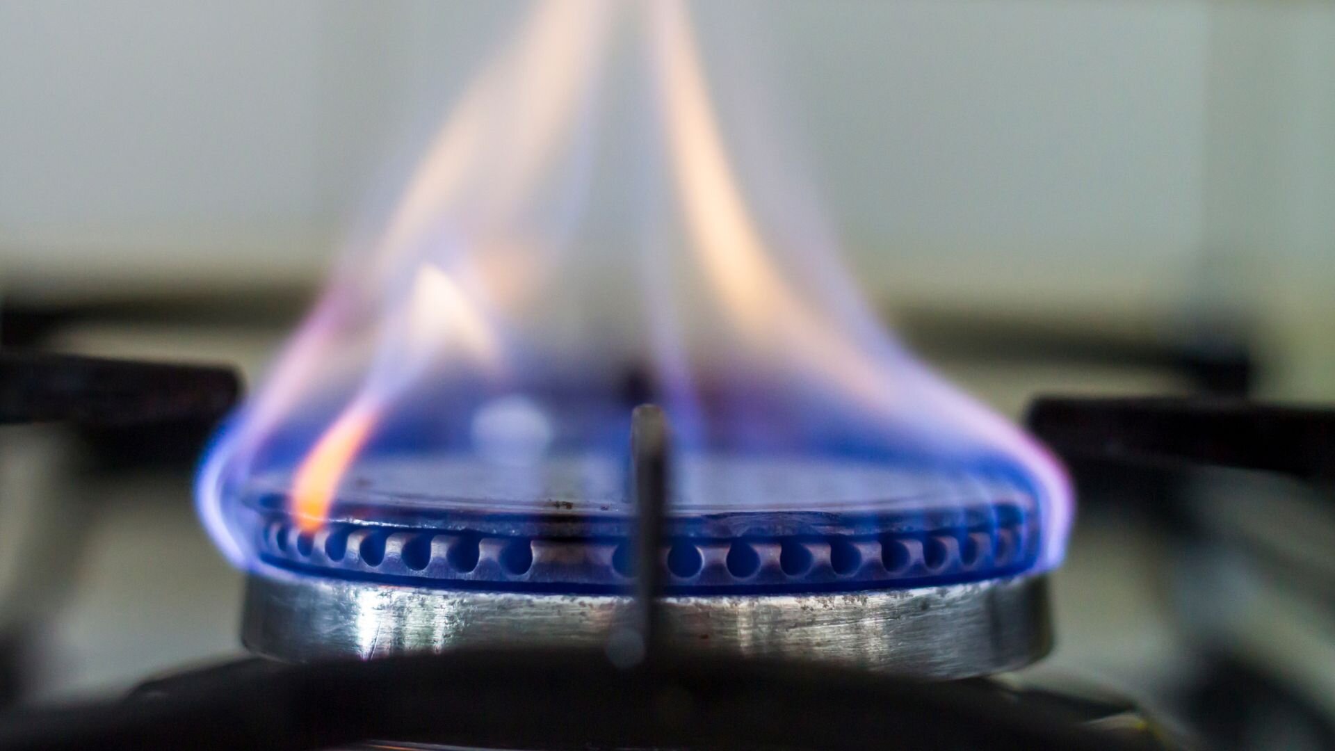 Gas Flame Closeup