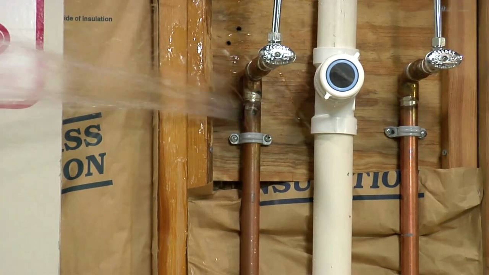 Pipe Burst Sideways