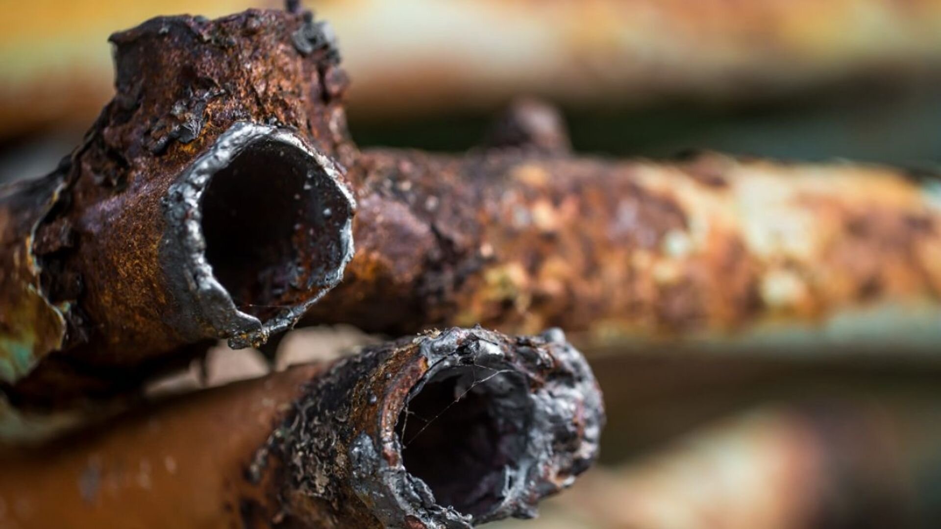 Rusty Gas Pipes