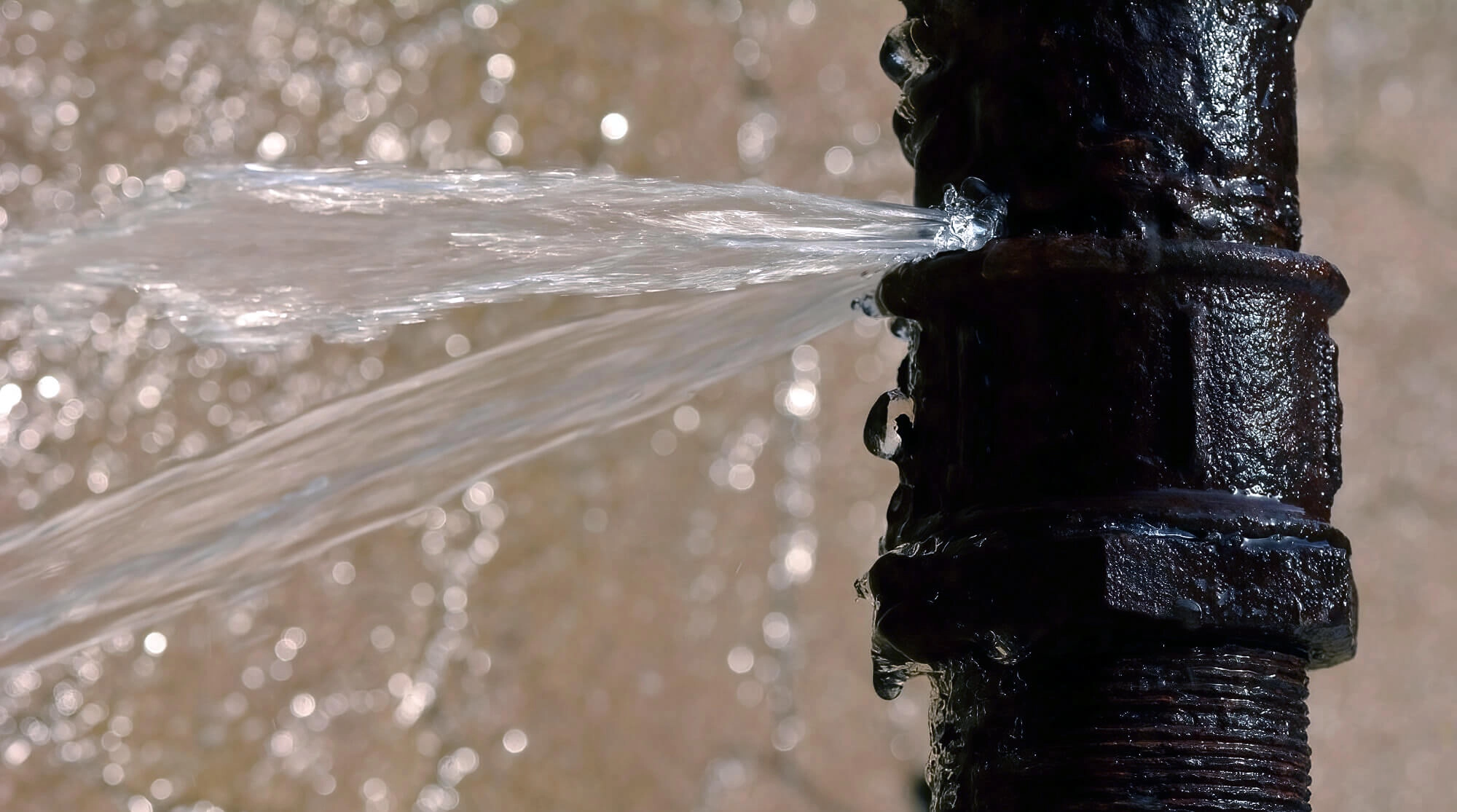 Corroded Pipe Burst