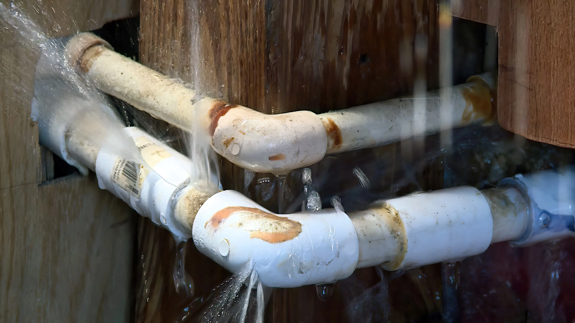 Pvc Pipe Burst Water