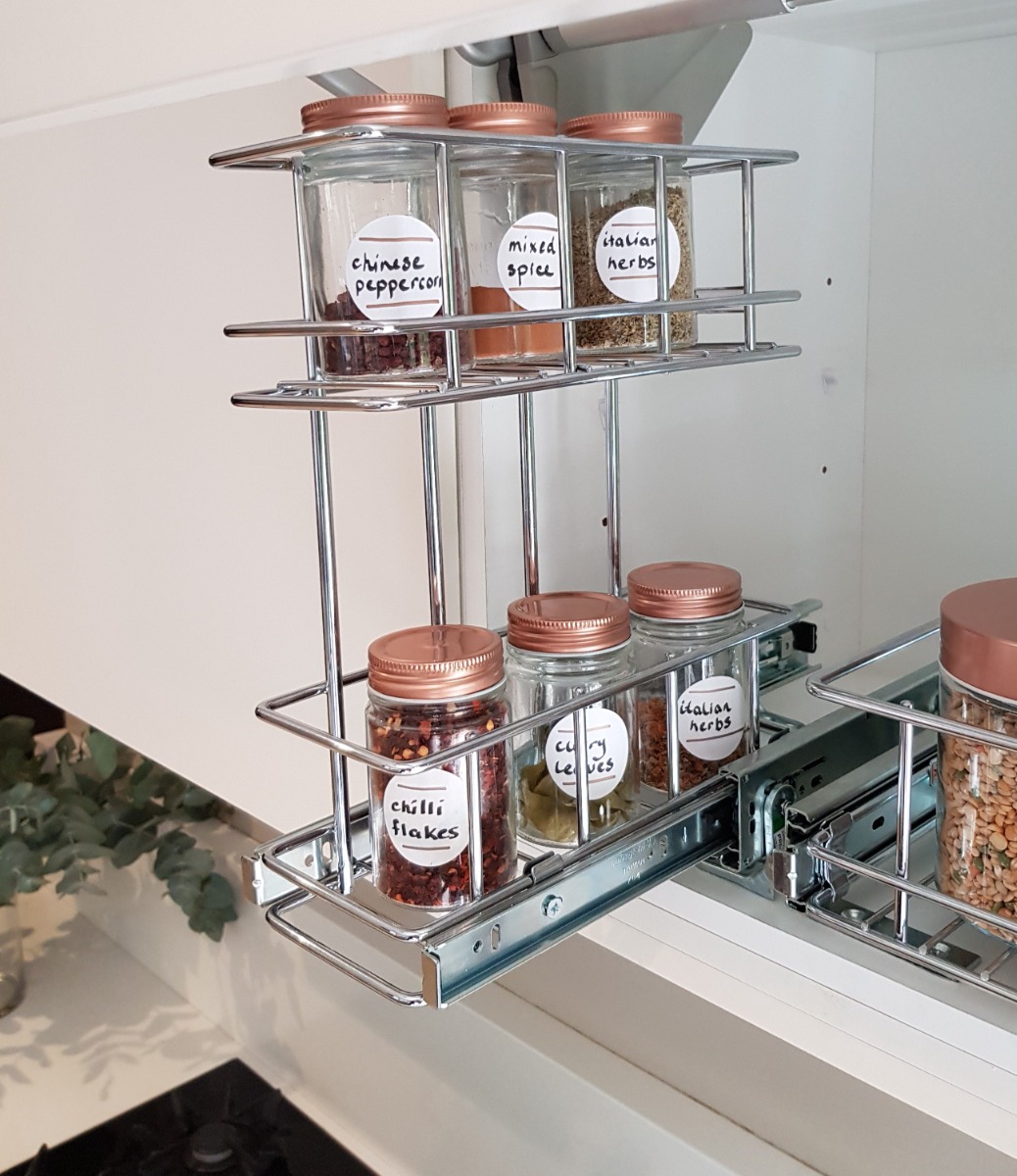 Thumbnail image of Bottle & Pull Out Spice Rack (shallow depths)