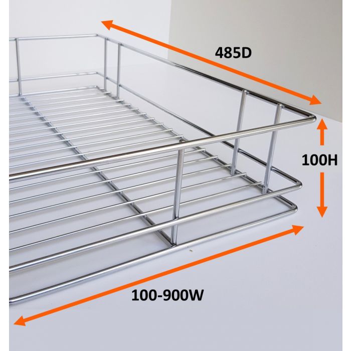 Image 1 Customise Your Kitchen Pull Out Basket (100H)