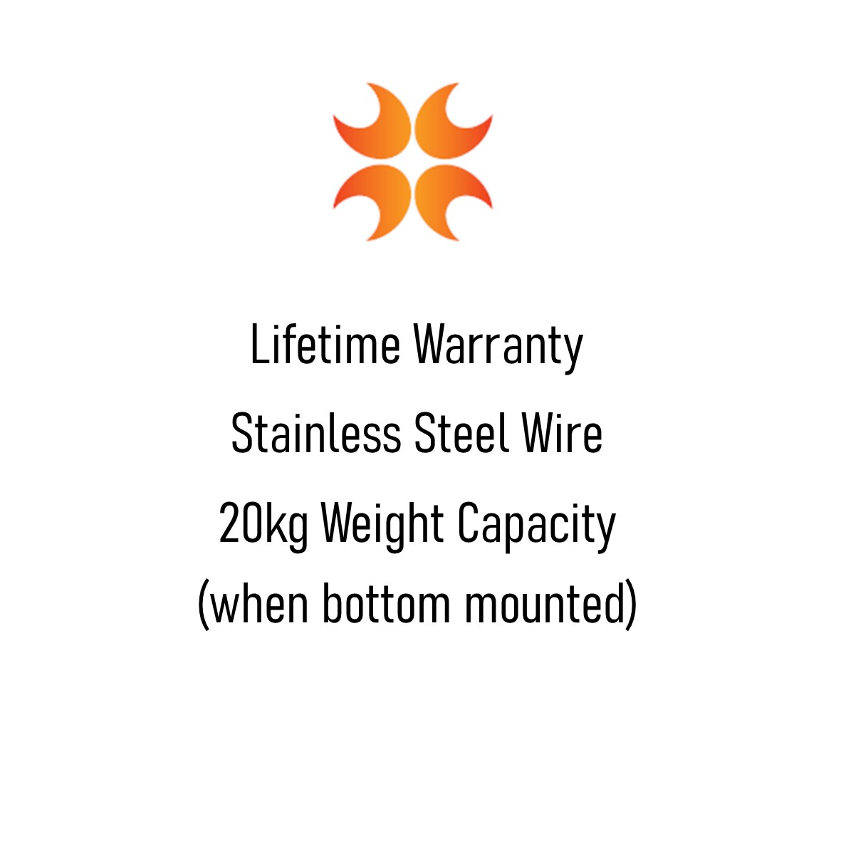 Image 3 3/4 Lazy Susan, 2 Trays (610Diameter), Bottom Mount