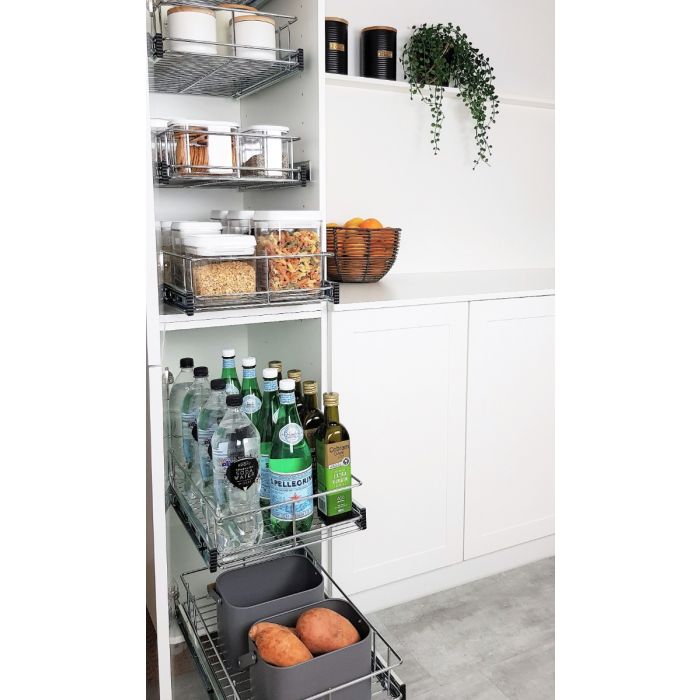 Image 1 5  Drawer Wire Basket Pantry Storage