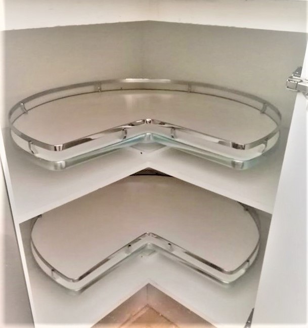 Thumbnail image of Corner Storage: 3/4 Lazy Susan (800mm diameter), Bottom Mount