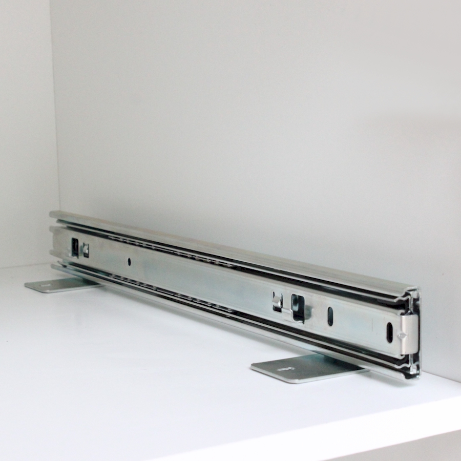 Image 3 Pull Out Pantry Wire Basket (100mm High) Bottom Mount