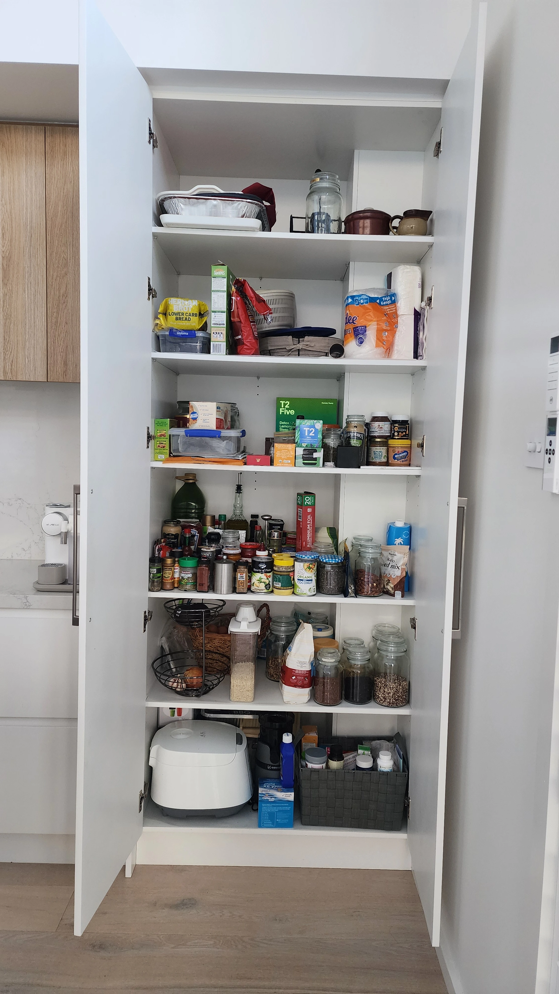 Image 1 of How a Bespoke Pull Out Pantry Delivered 25% More Storage