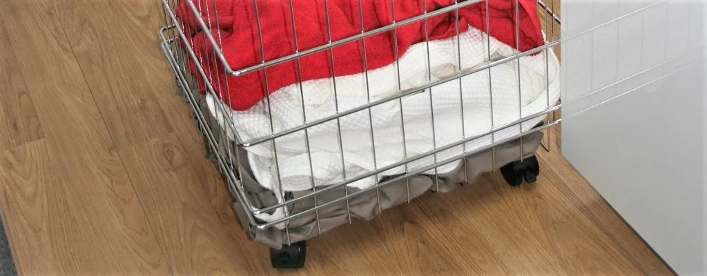 Thumbnail image of Our Mobile Laundry Basket Is Versatile