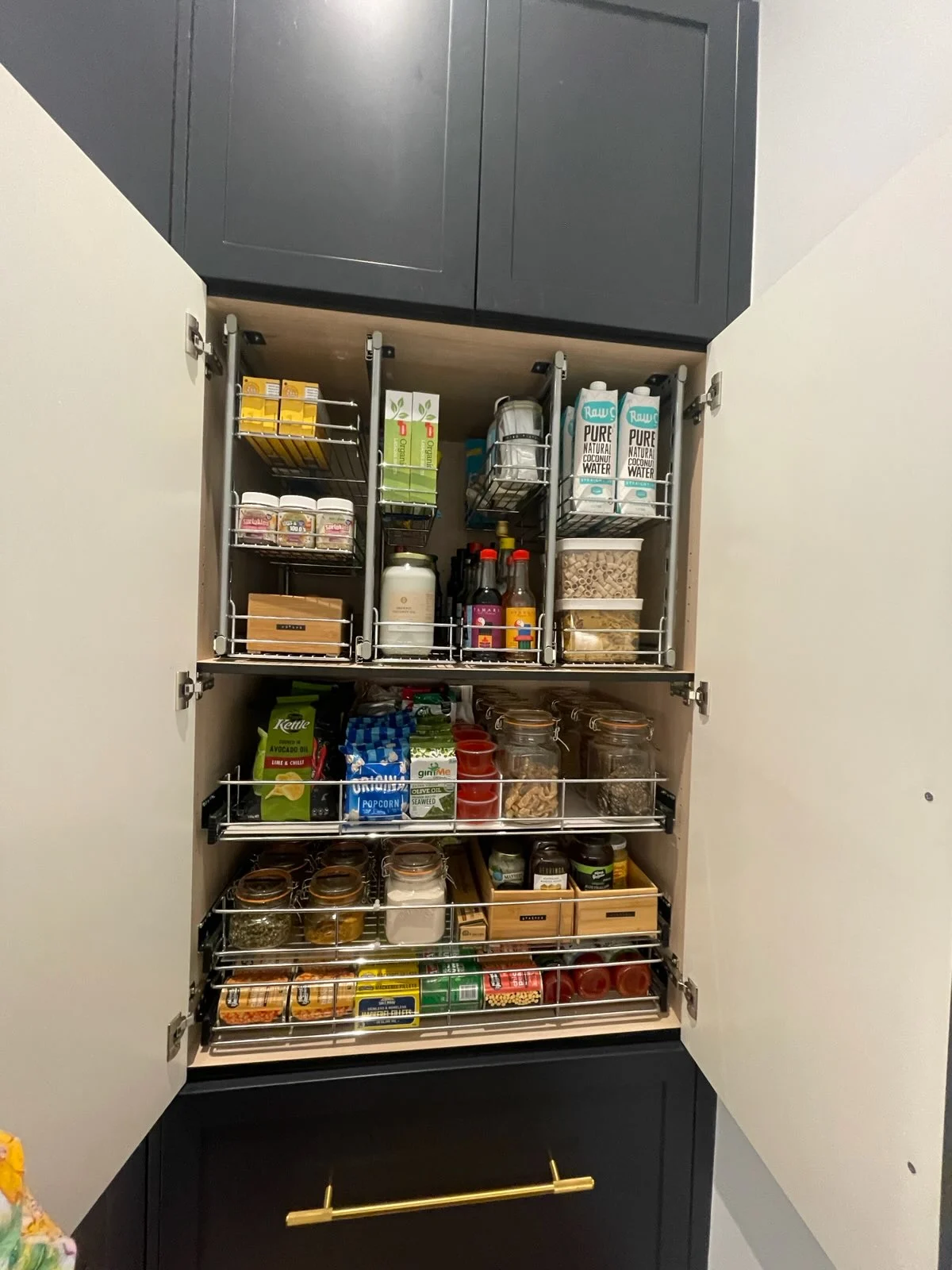 Image 2 of Overhead Pantry Transformed!