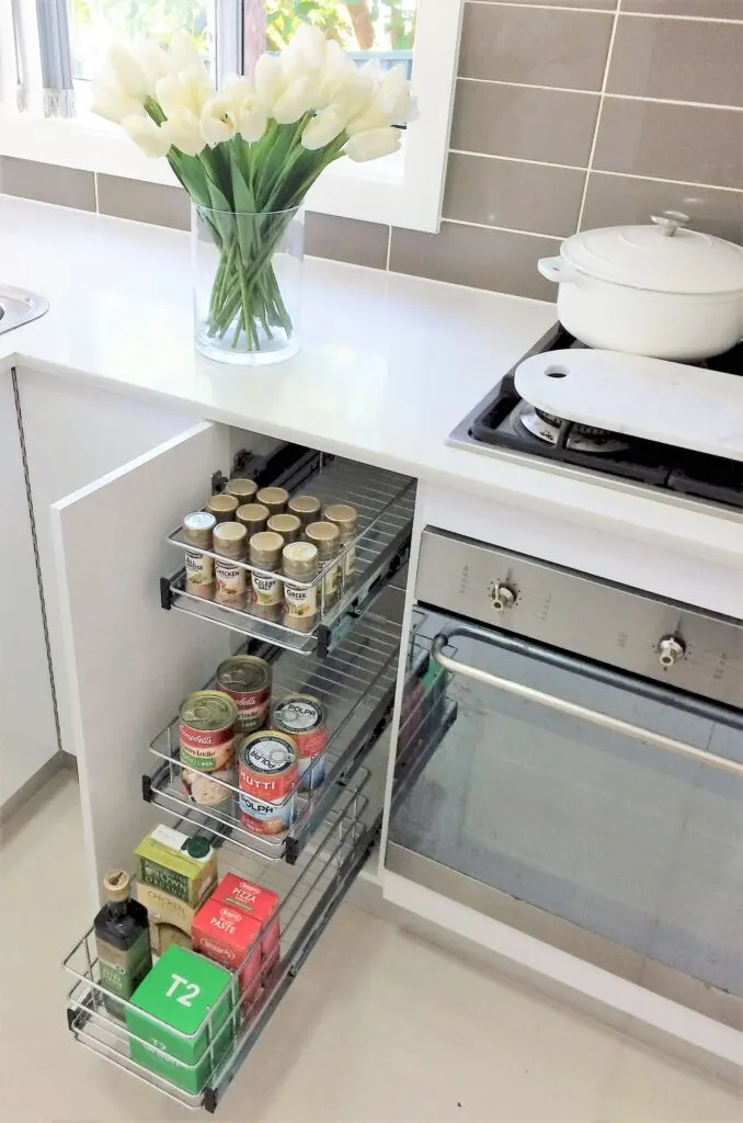Image 1 of Kitchen Storage – Make Narrow Feel Bigger!