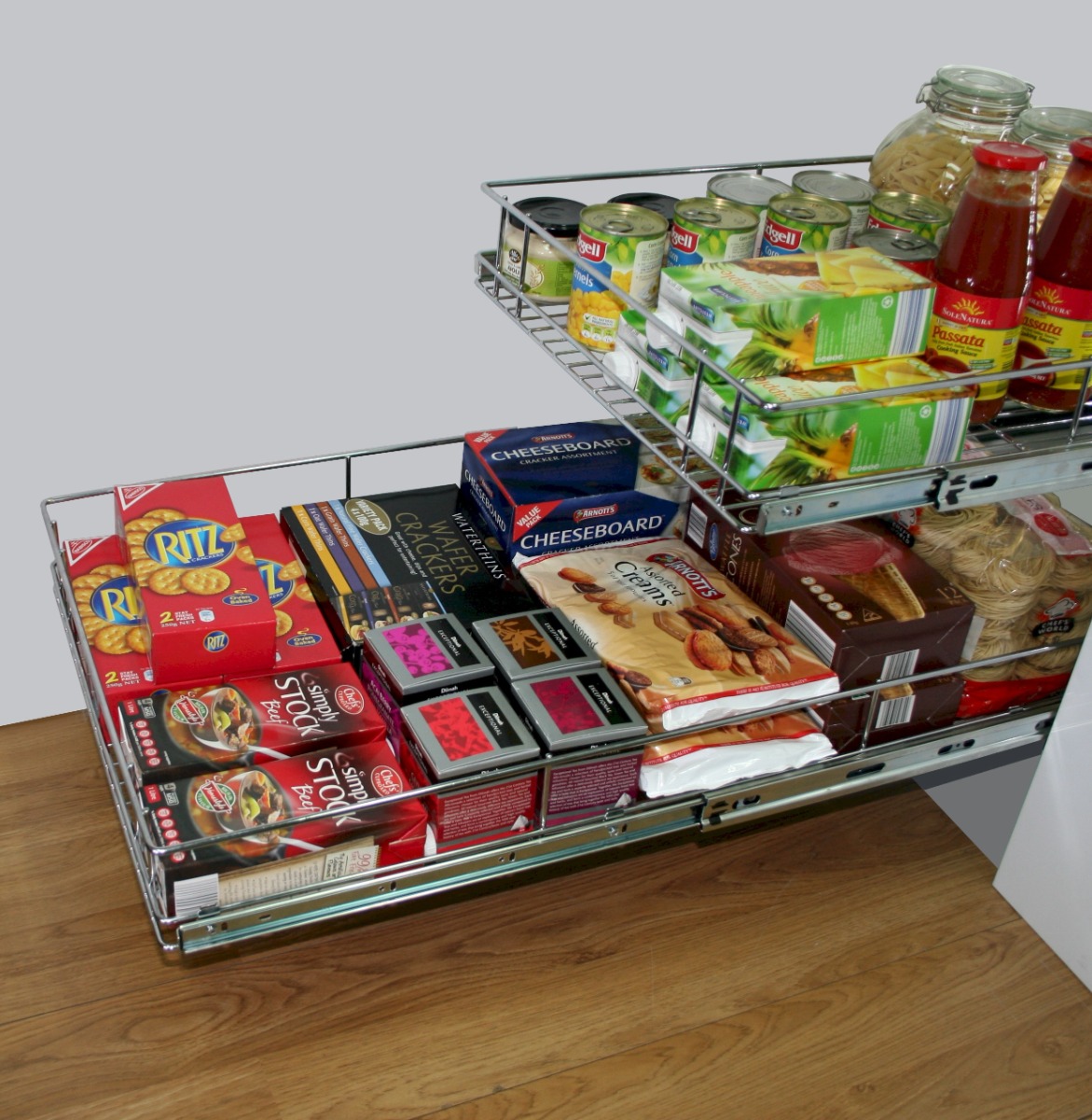 Image 2 of Why Slide-Out Shelves Are a Game-Changer for Kitchen Organisation