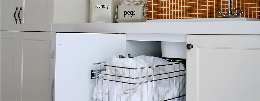 Thumbnail image of Concealed and Organised Laundry Basket Storage