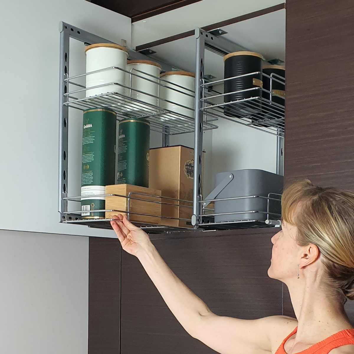 Image 2 of Pull Out Pantry Storage for Small Apartments