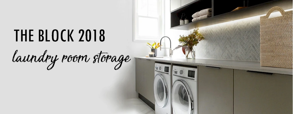 Main Image of The Block Laundry Storage Inspirations