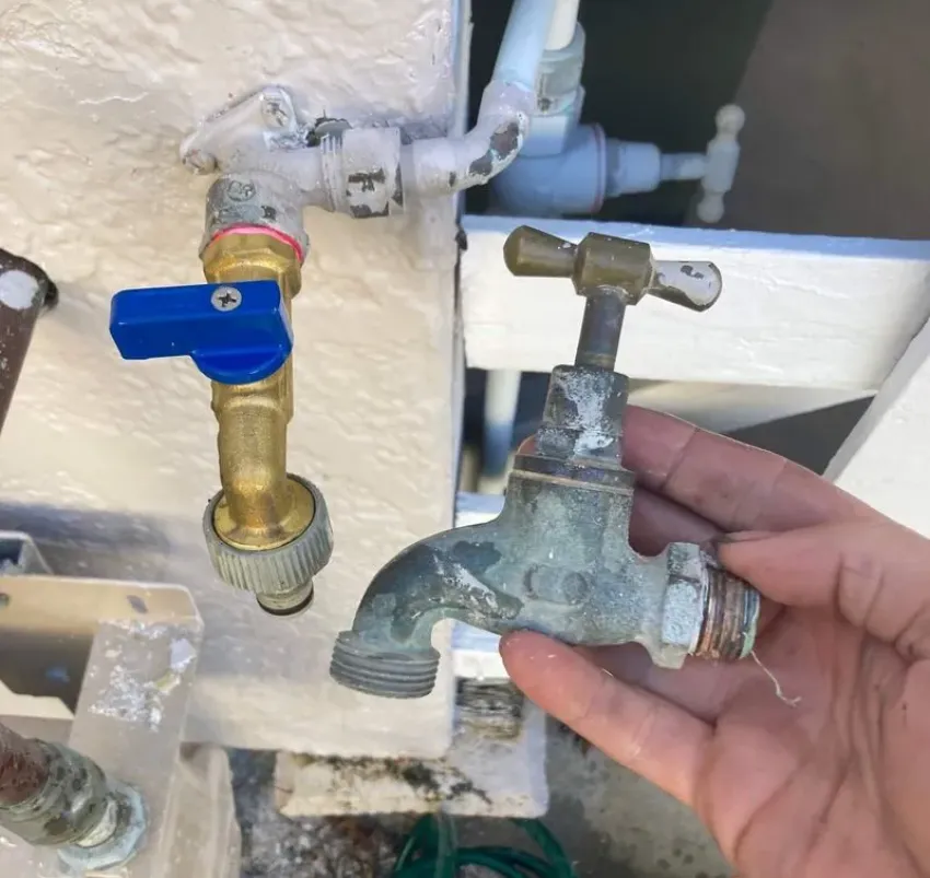 tap above sink 