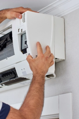 air conditioning system is showing strange error codes or the display is flickering, it&rsquo;s often due to salt corrosion on the terminal blocks.