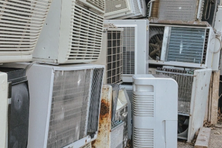 air conditioning systems that have been removed and replaced due to salt air corrosion causing rust and severe damage. Salt air corrosion is the #1 reason systems fail.