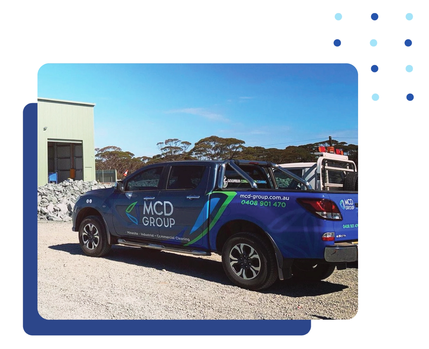 MCD Group Ute on site