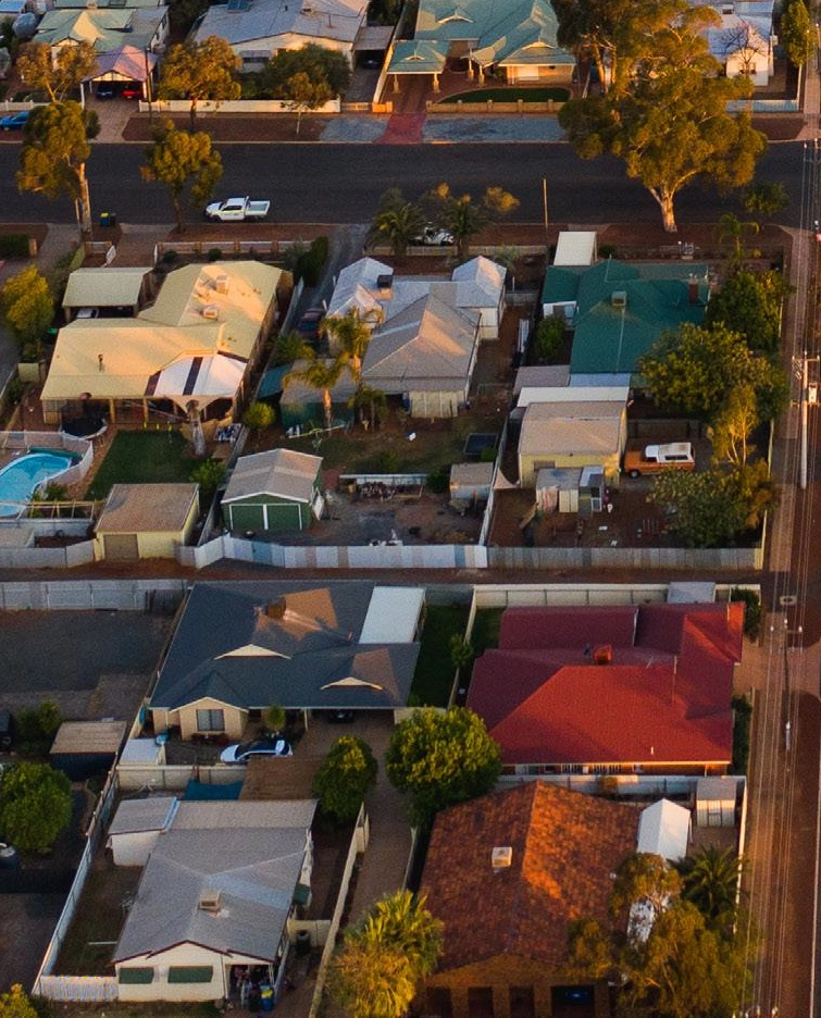 Aerial view of Kalgoorlie