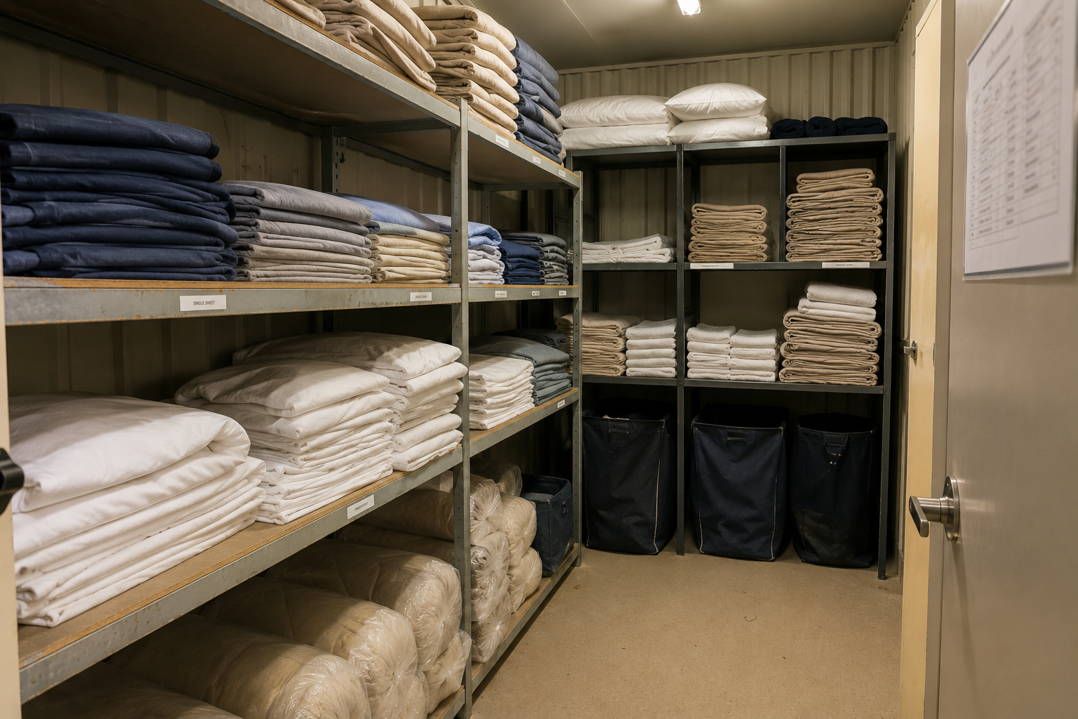 Linen storage cupboard